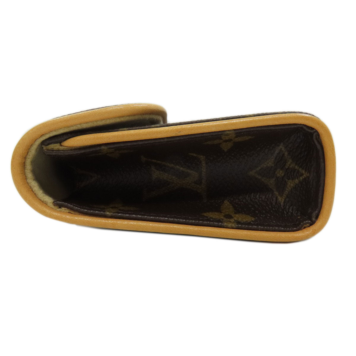 Louis Vuitton Hip M51855 Pochette Florentine Monogram Canvas Brown Clutch Bag