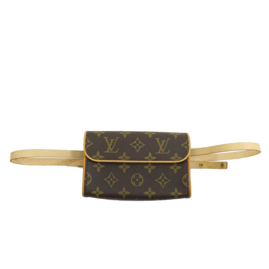 Louis Vuitton Hip M51855 Pochette Florentine Monogram Canvas Brown Clutch Bag 2