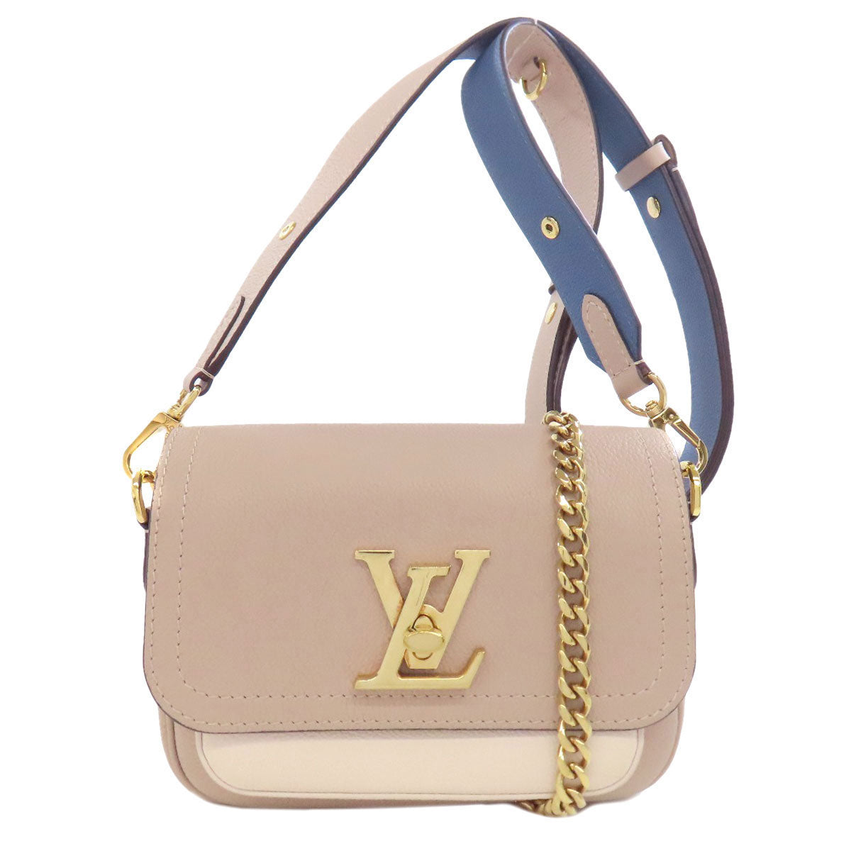 Louis Vuitton M58554 Rock Me Tender Calfskin Beige Shoulder Bag