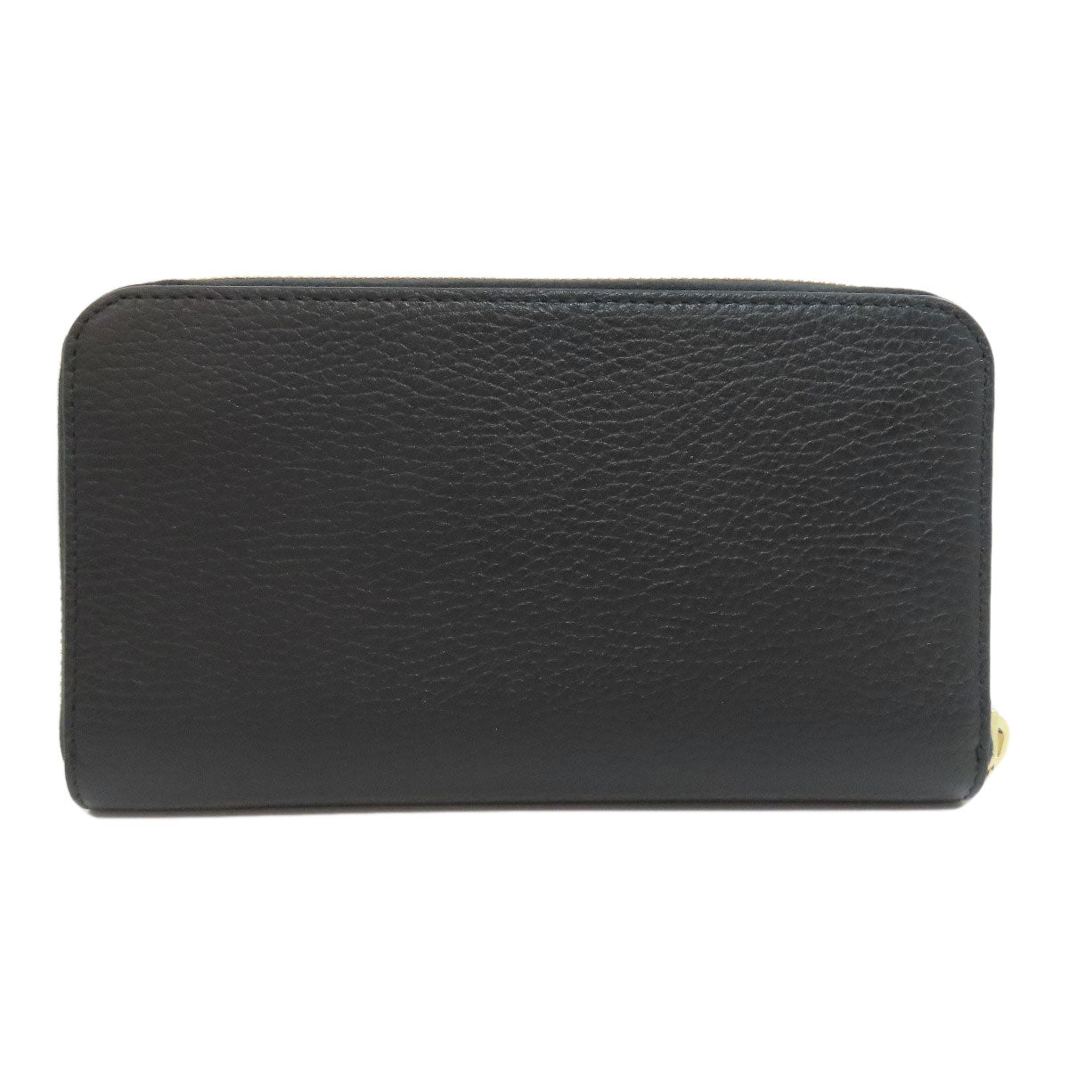Gucci Long Purse Interlocking G Leather Black Wallet Case