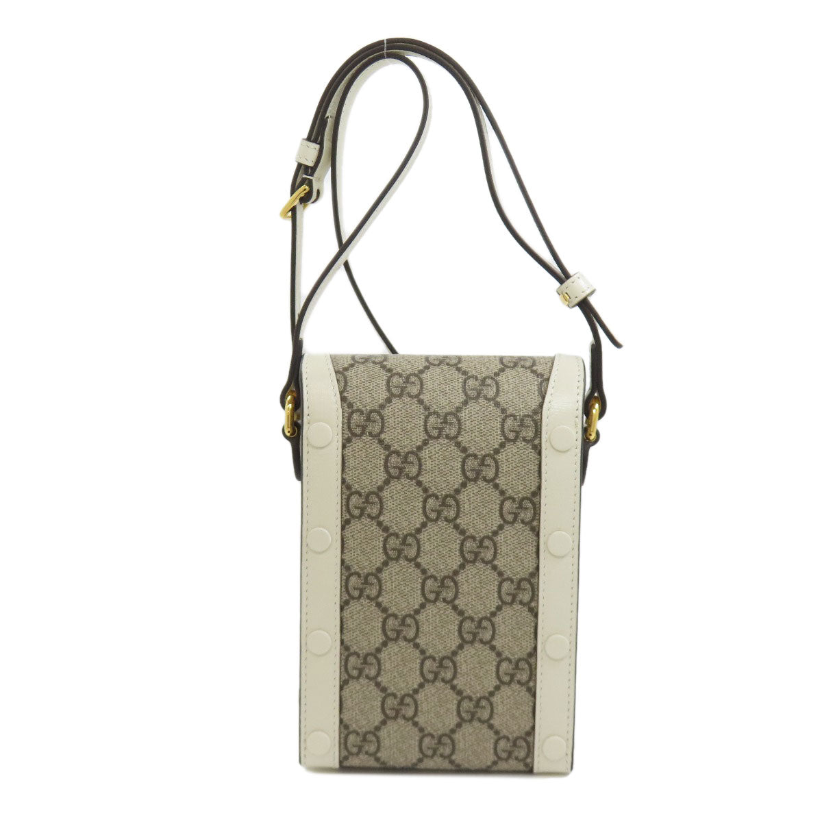 Gucci PVC Horsebit Brown Mini Shoulder Bag