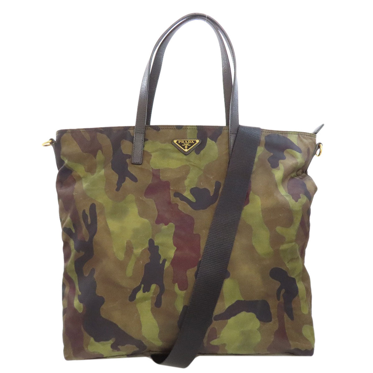 Tote Bag Camouflage Way Nylon Green