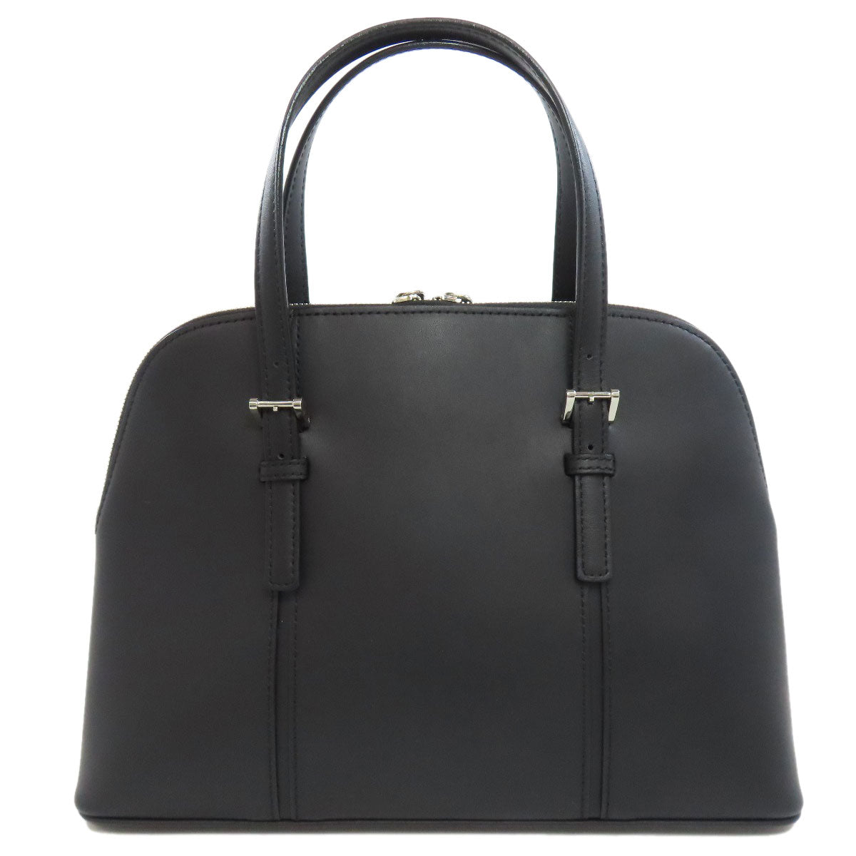 Burberry Women Handbag Leather Black Logo Travel Bag