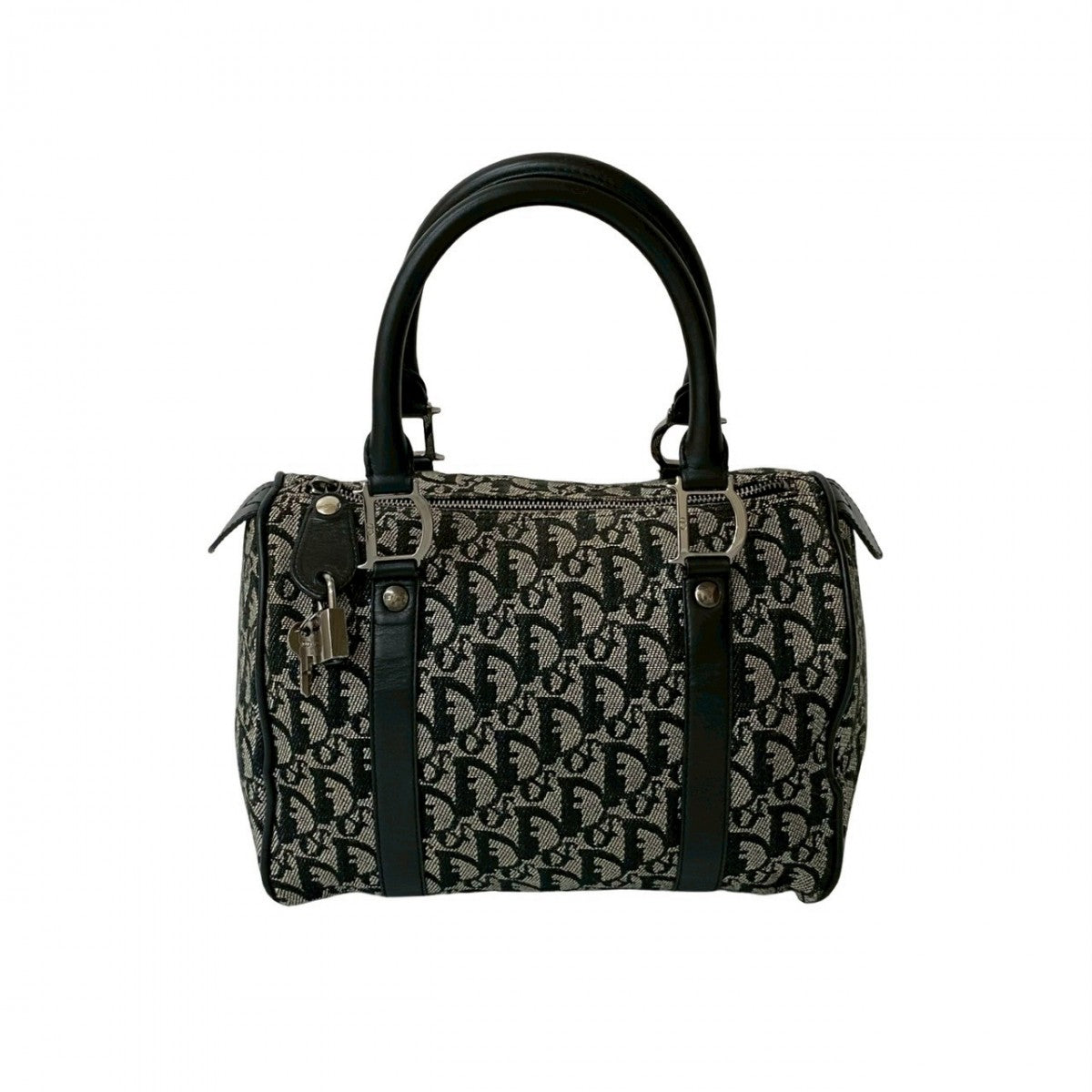 Dior Dior Handbag Canvas Black Travel Bag