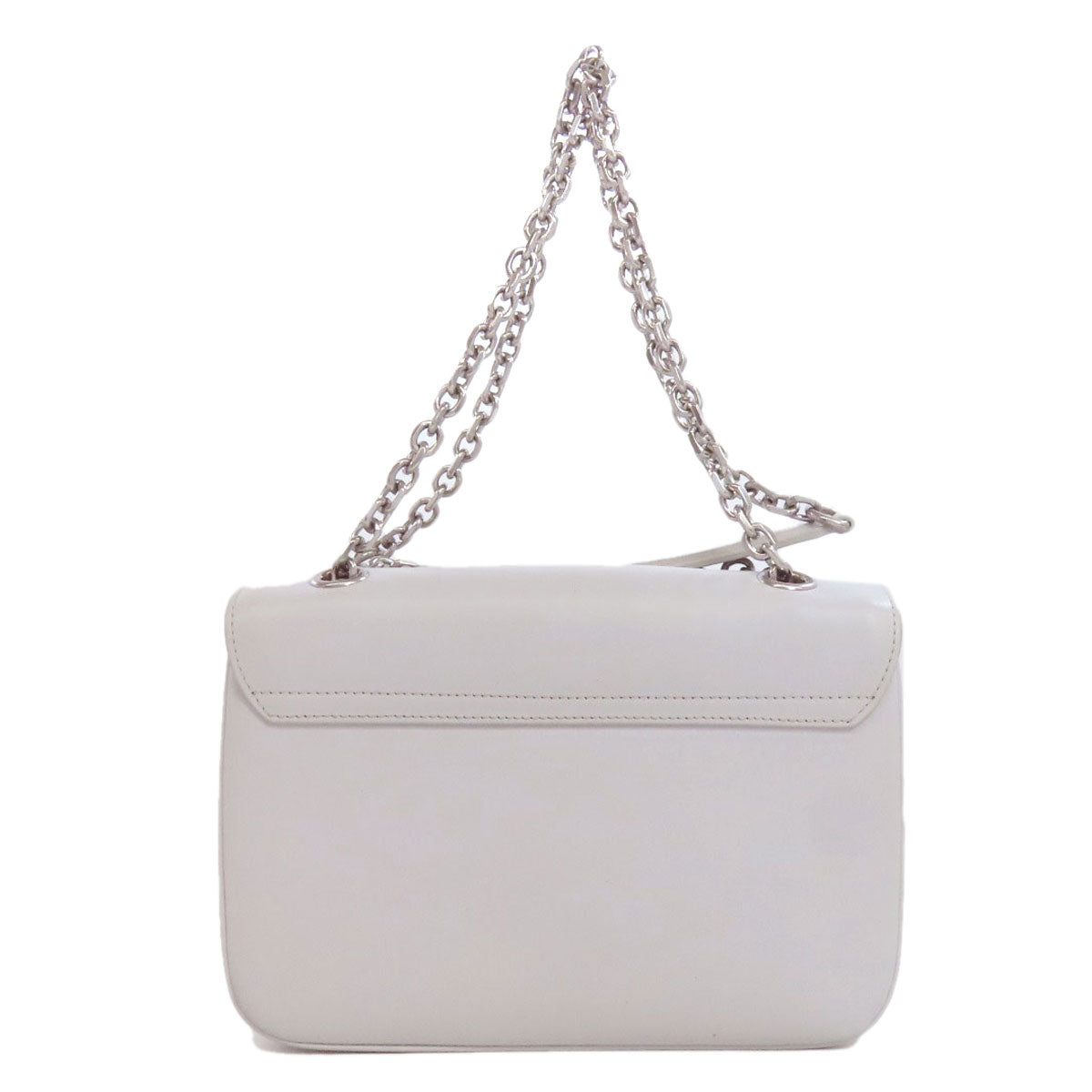 Shoulder Bag Gray Cmetal Women Leather