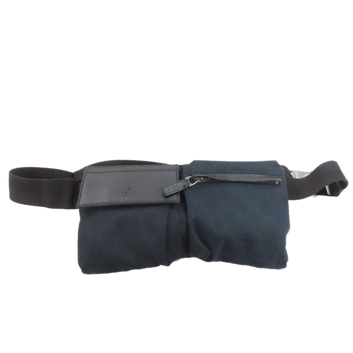 Gucci Hip GG Canvas Black Travel Bag