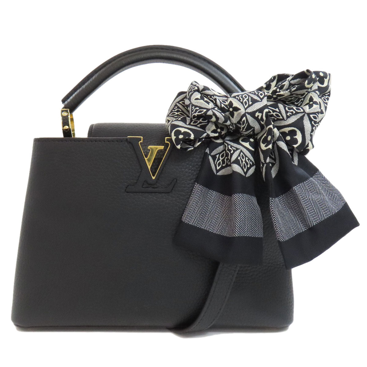 Louis Vuitton M94755 Capusine BB Calfskin Black Hat