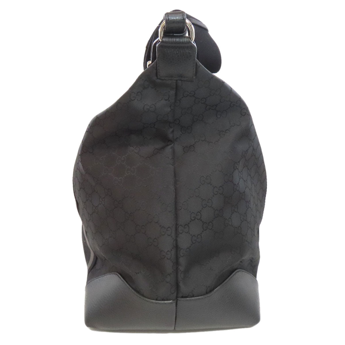 Gucci Boston Duffel GG outlet Nylon Black Travel Bag