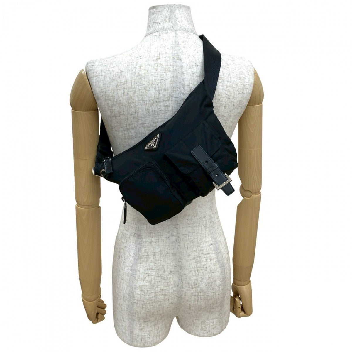 Sling Bag Leather Black Travel Bag
