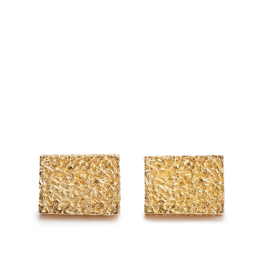 Dior Christian Plated Cufflinks Handbag Gold Travel Bag