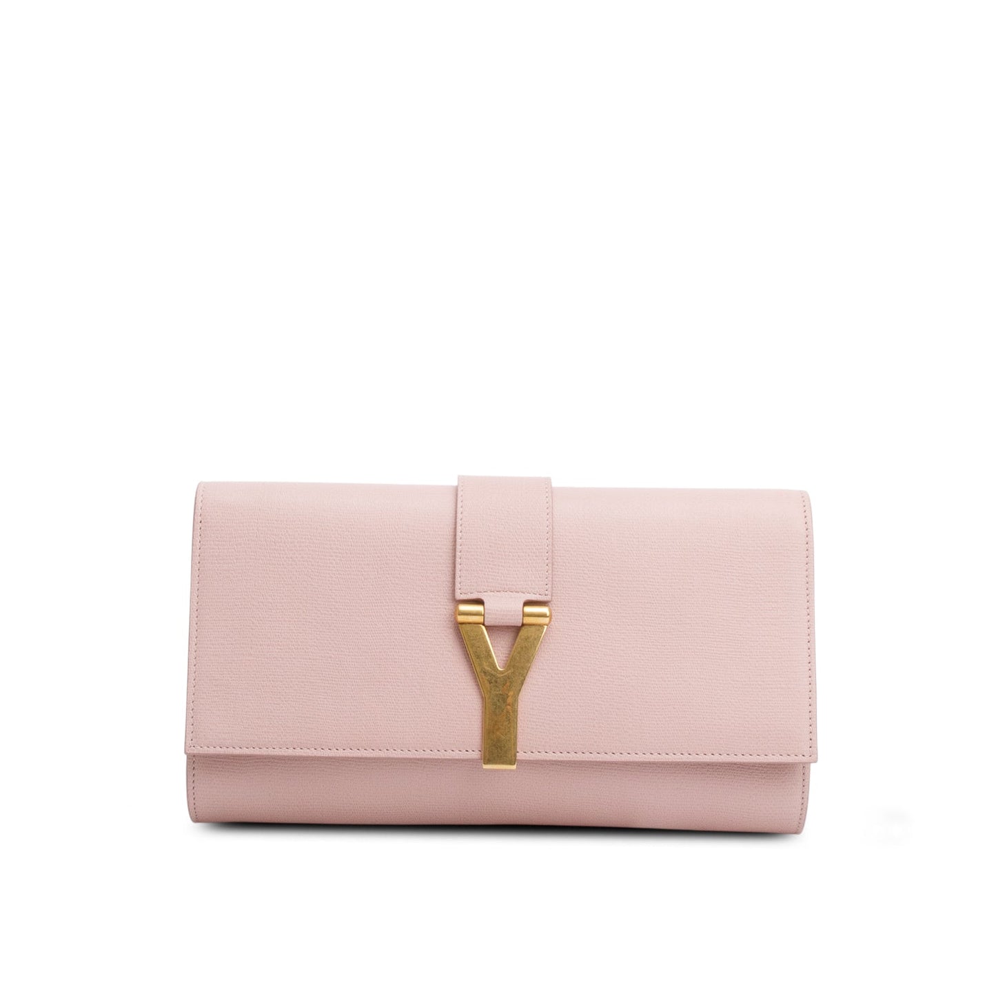 YSL Saint Laurent Textured Classic Clutch Leather Clutch Bag