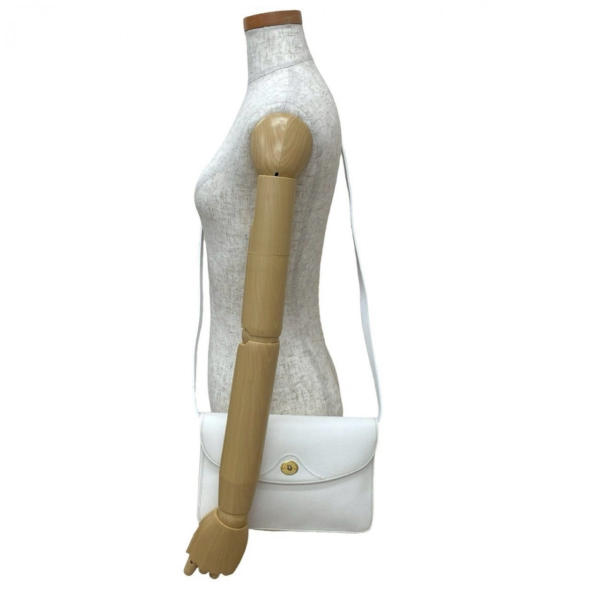 Dior Shoulder Bag Leather White