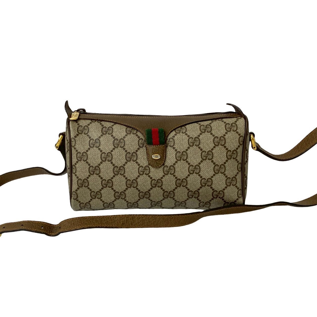Gucci Sherry line Leather Brown Shoulder Bag 7
