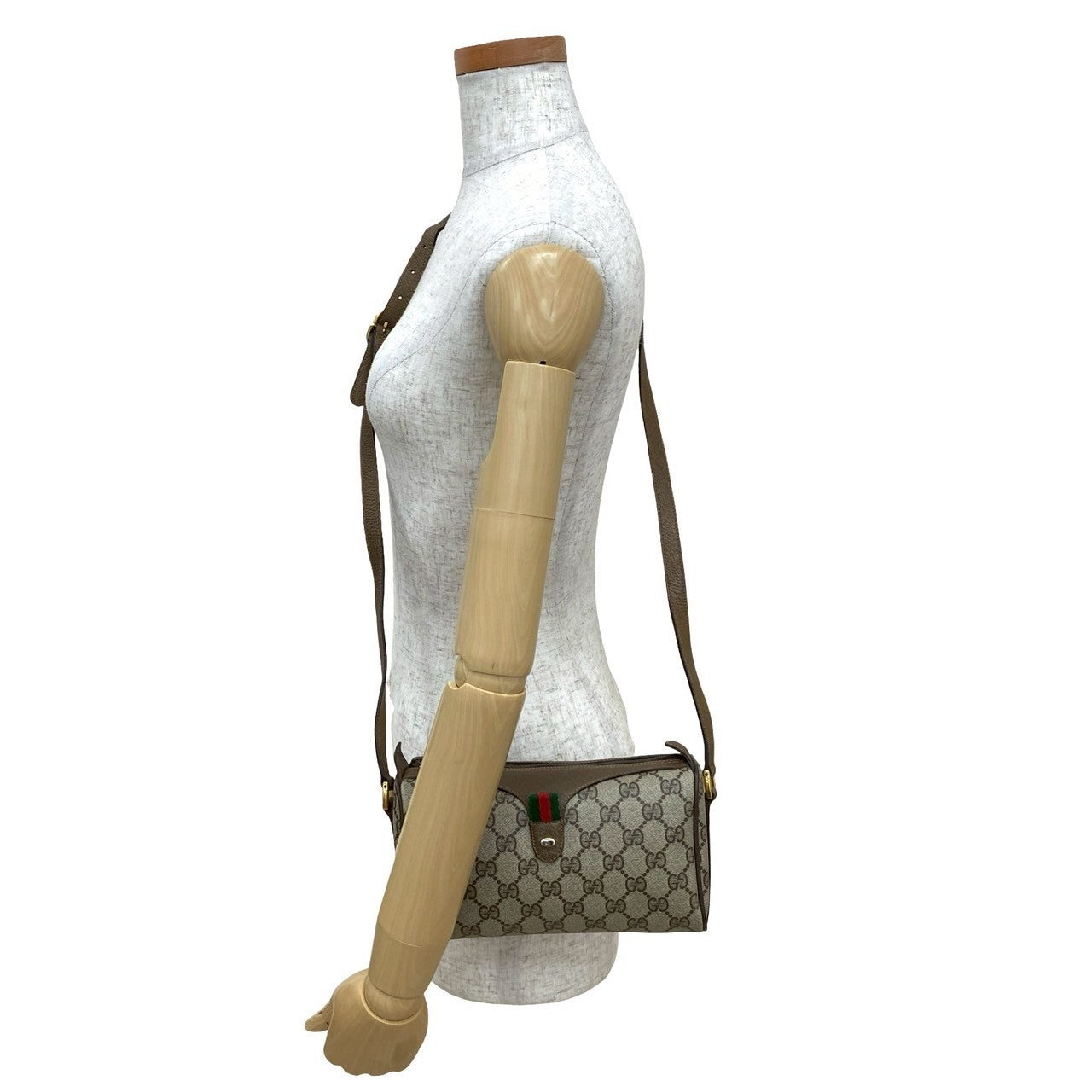 Gucci Sherry line Leather Brown Shoulder Bag 7