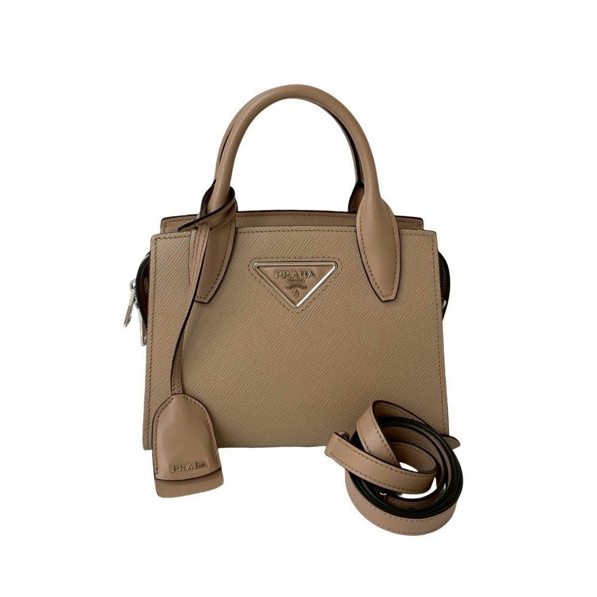 Shoulder Bag Kristen Leather Beige