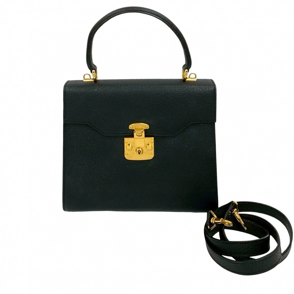 Gucci Leather Black Shoulder Bag