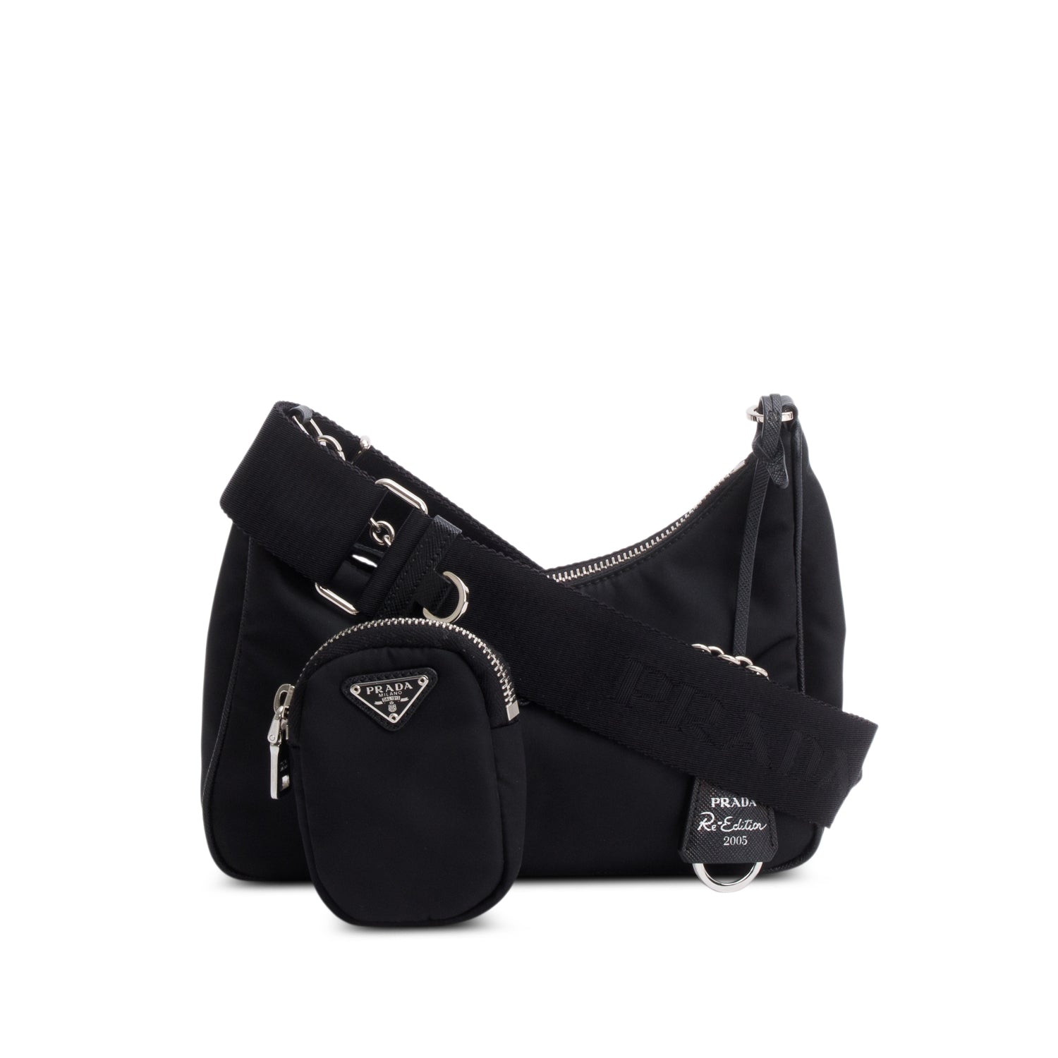 Prada Re Edition Re Bag Nylon Black Travel Bag Nylon Bag