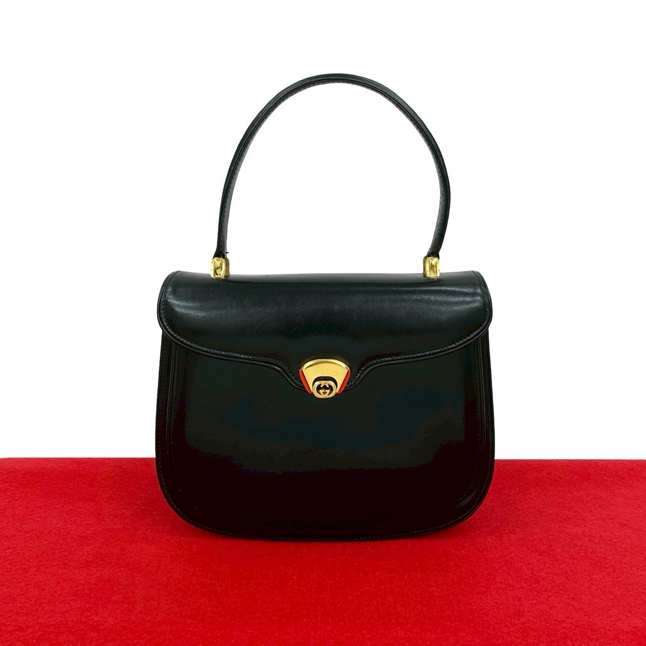 Gucci Calfskin Black Handbag