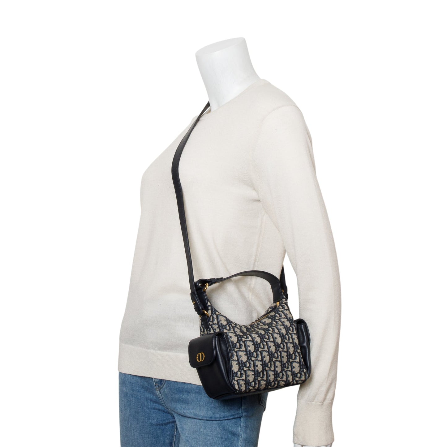 Dior Christian Oblique D Dream Bag Blue Mini Travel Bag