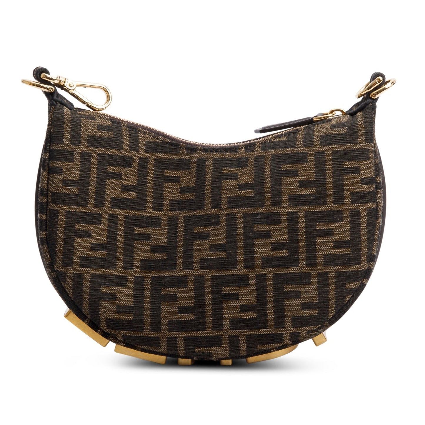 Fendi Ff Zucca Jacquard graphy Bag Brown Mini Travel Bag