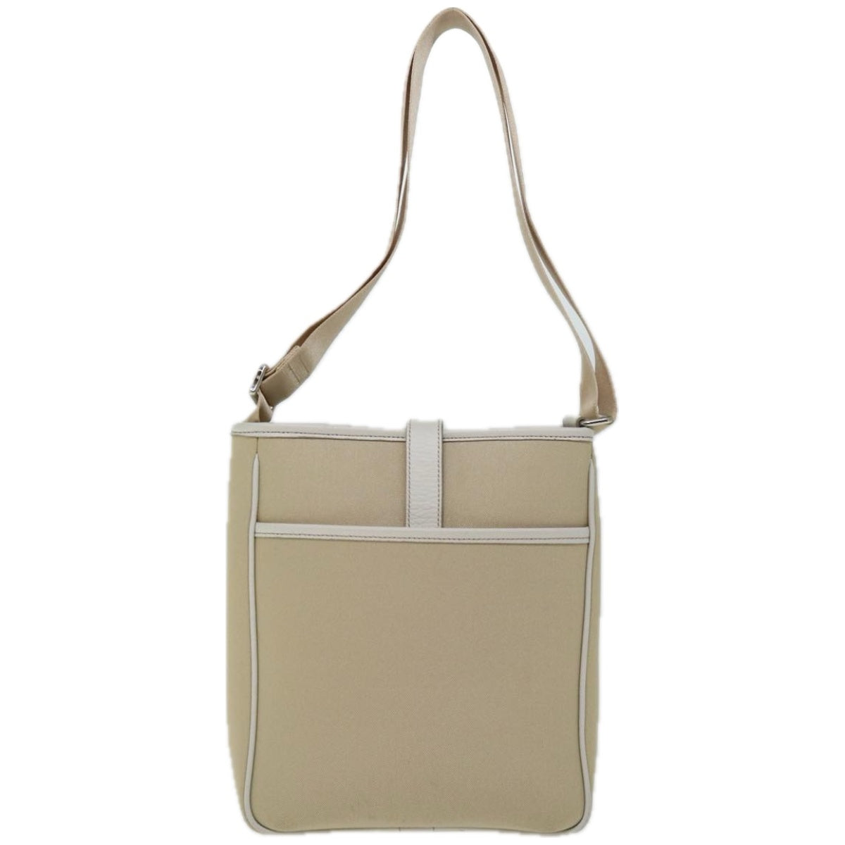 Burberry Luxury Nova Check Shoulder Bag Auth Canvas Beige Beige Auth 67083