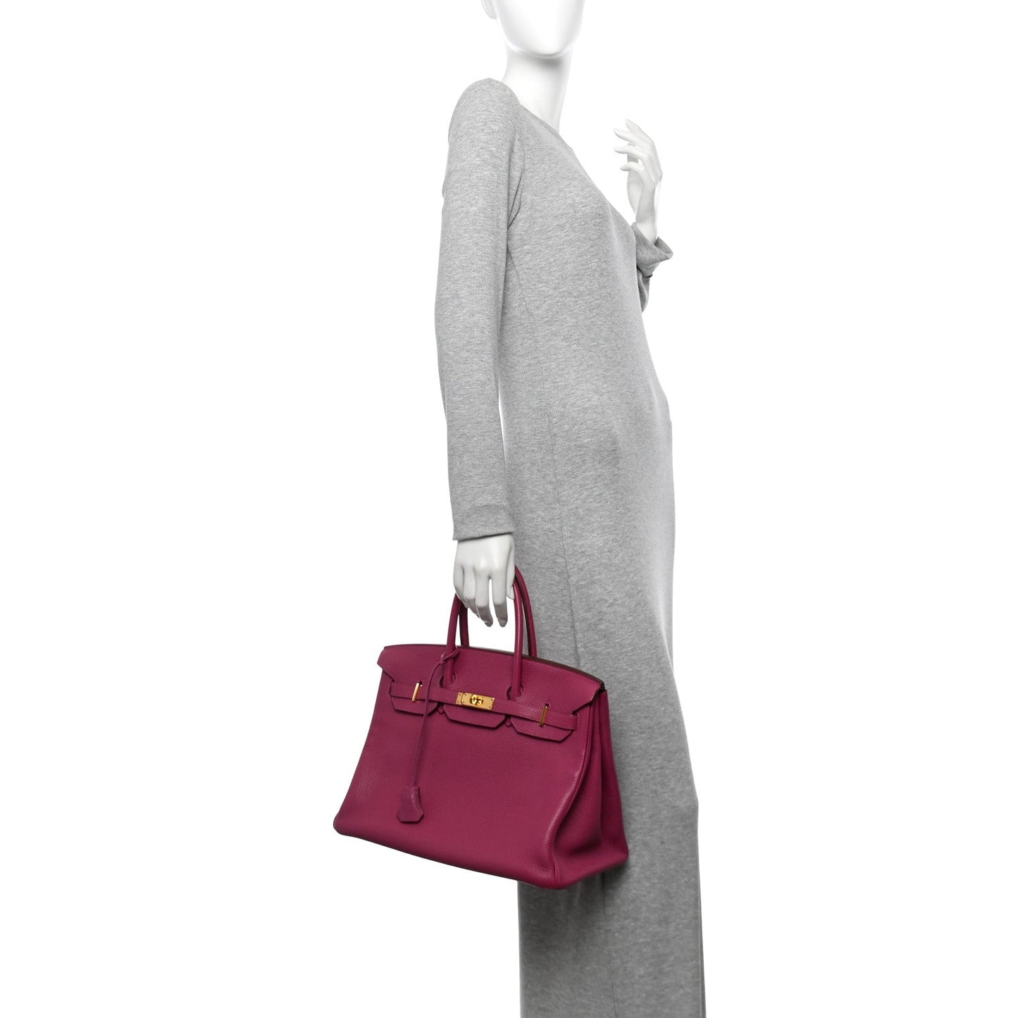 Hermes Togo Birkin Tosca Handbag Travel Bag