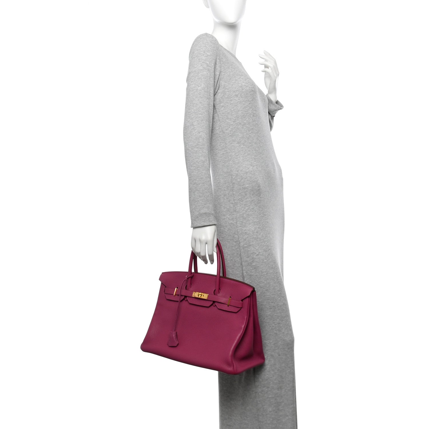 Hermes Togo Birkin Tosca Handbag Travel Bag