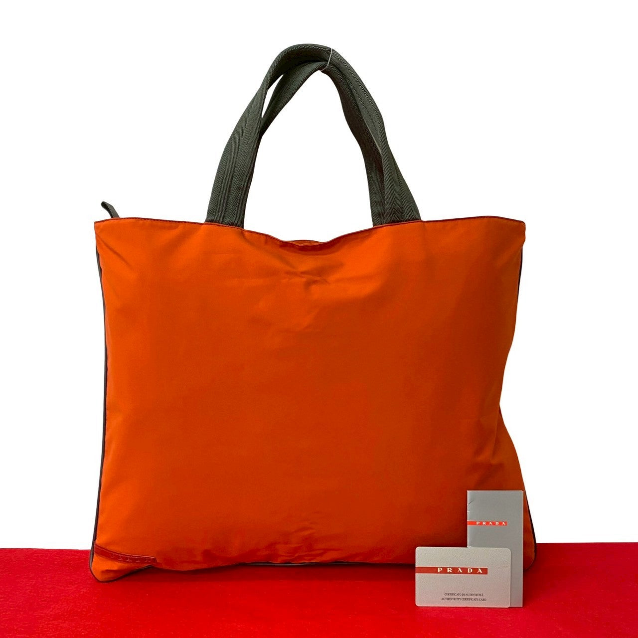 Tote Bag Orange Sports Nylon