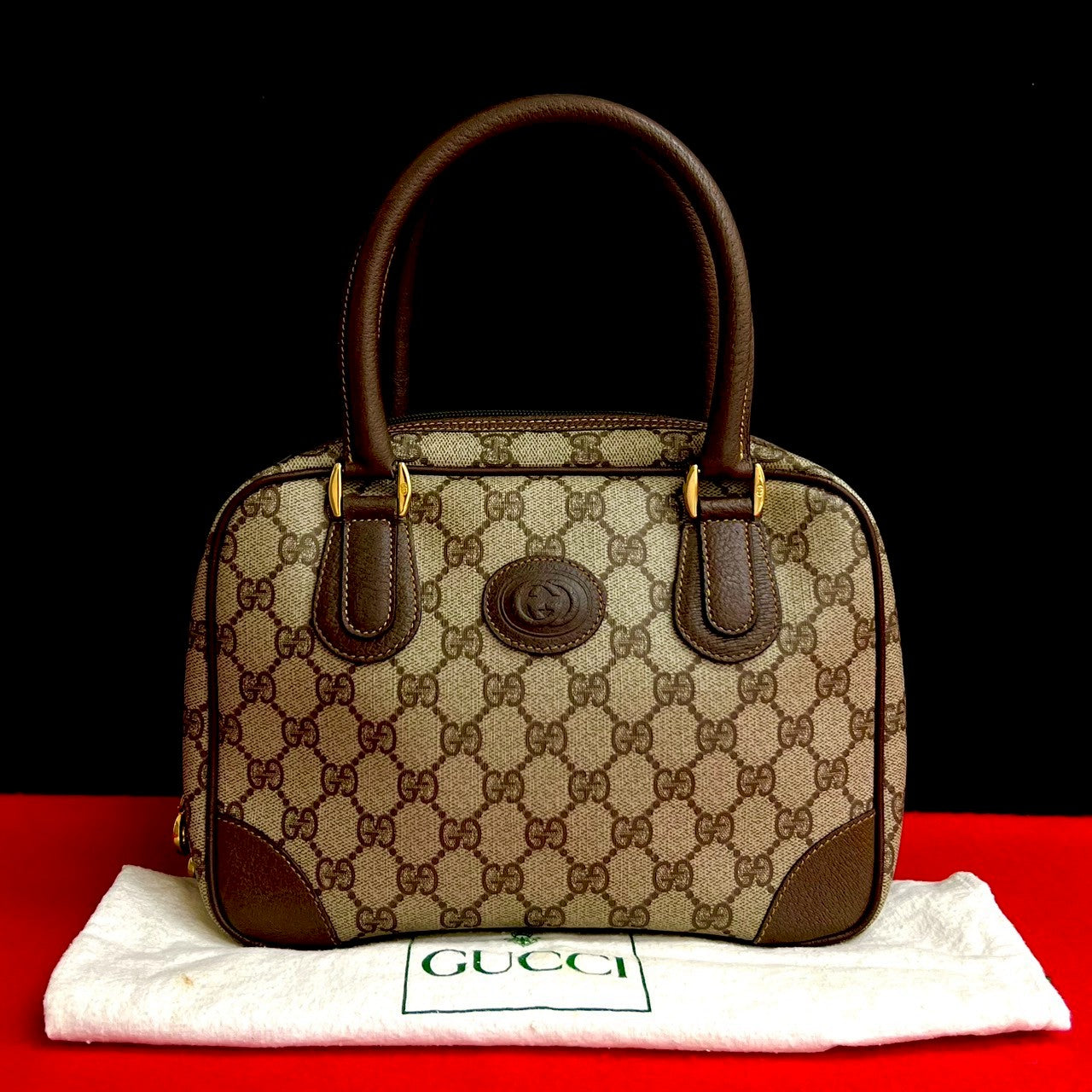 Gucci Leather Brown Handbag 2