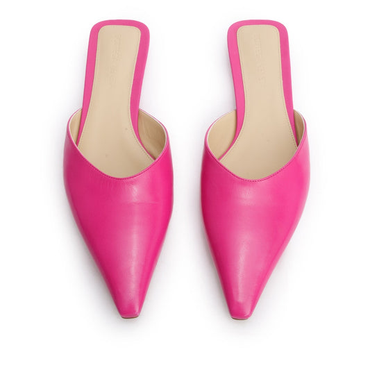Bottega Veneta Point Slipper Mules Size Travel Bag Leather Pink