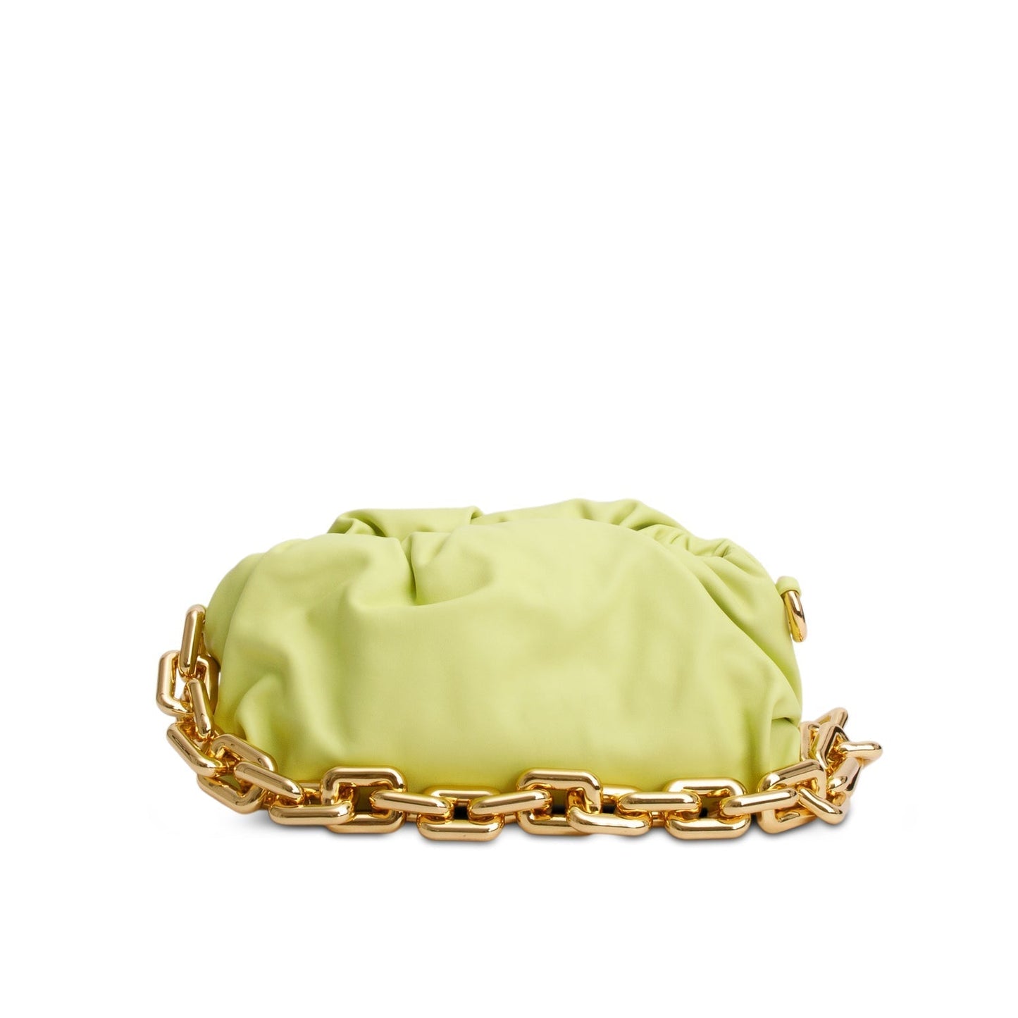 Bottega Veneta Nappa The Pouch Travel Bag Leather Green
