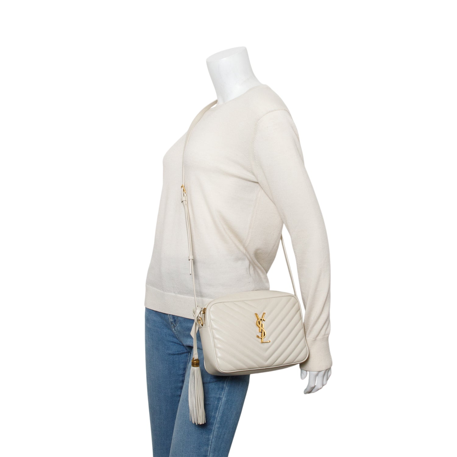 YSL Saint Laurent Lou Camera Bag Leather Quilted Crossbody Bag Bag 67838