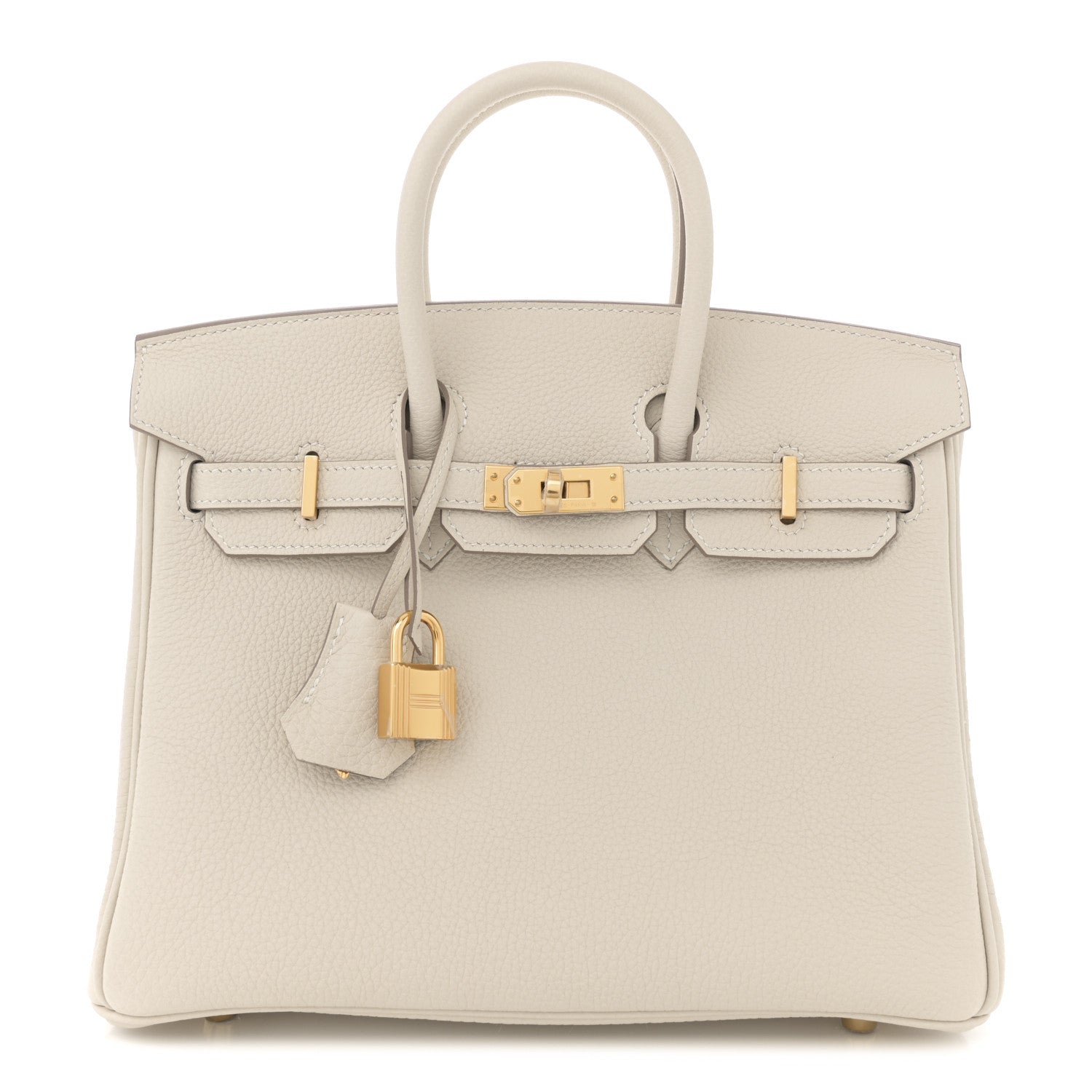 Hermes Togo Birkin Craie Handbag Travel Bag