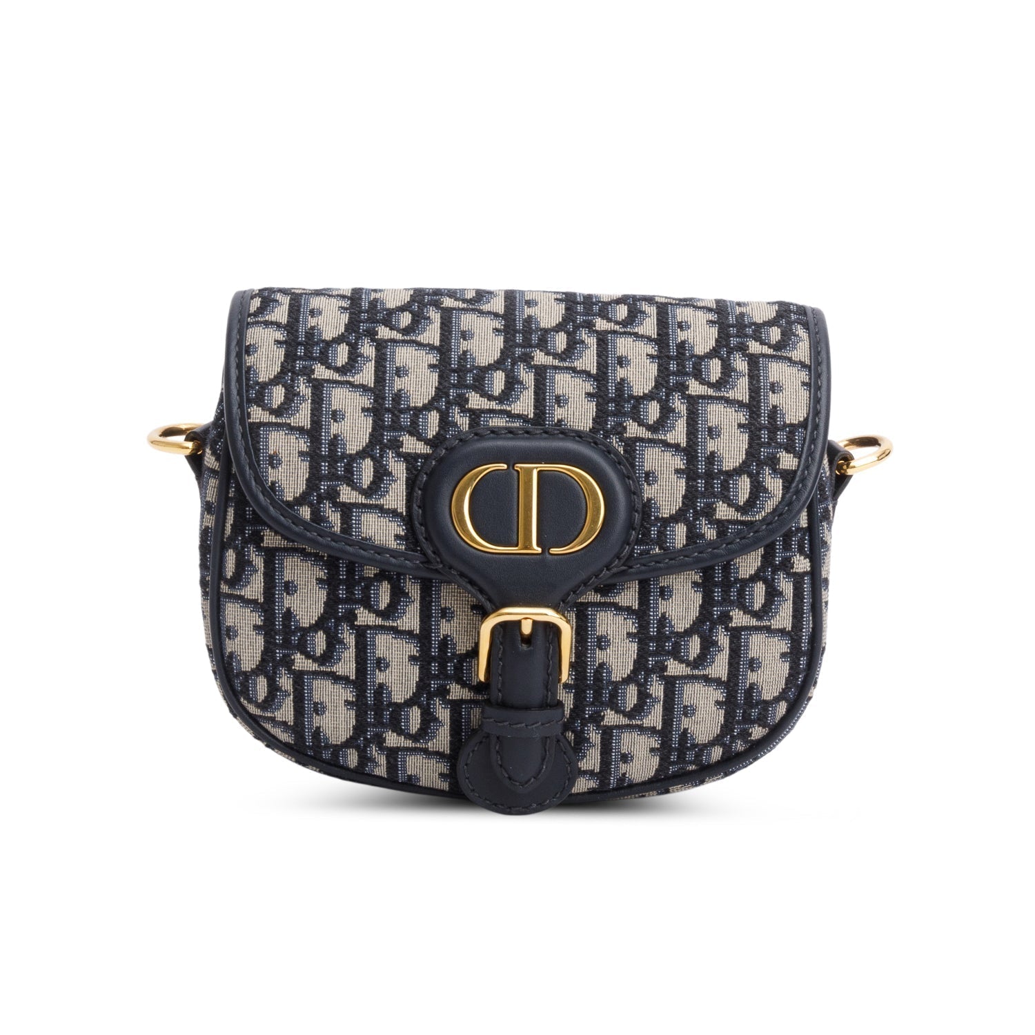 Dior Christian Oblique Bobby Bag Blue Small Travel Bag