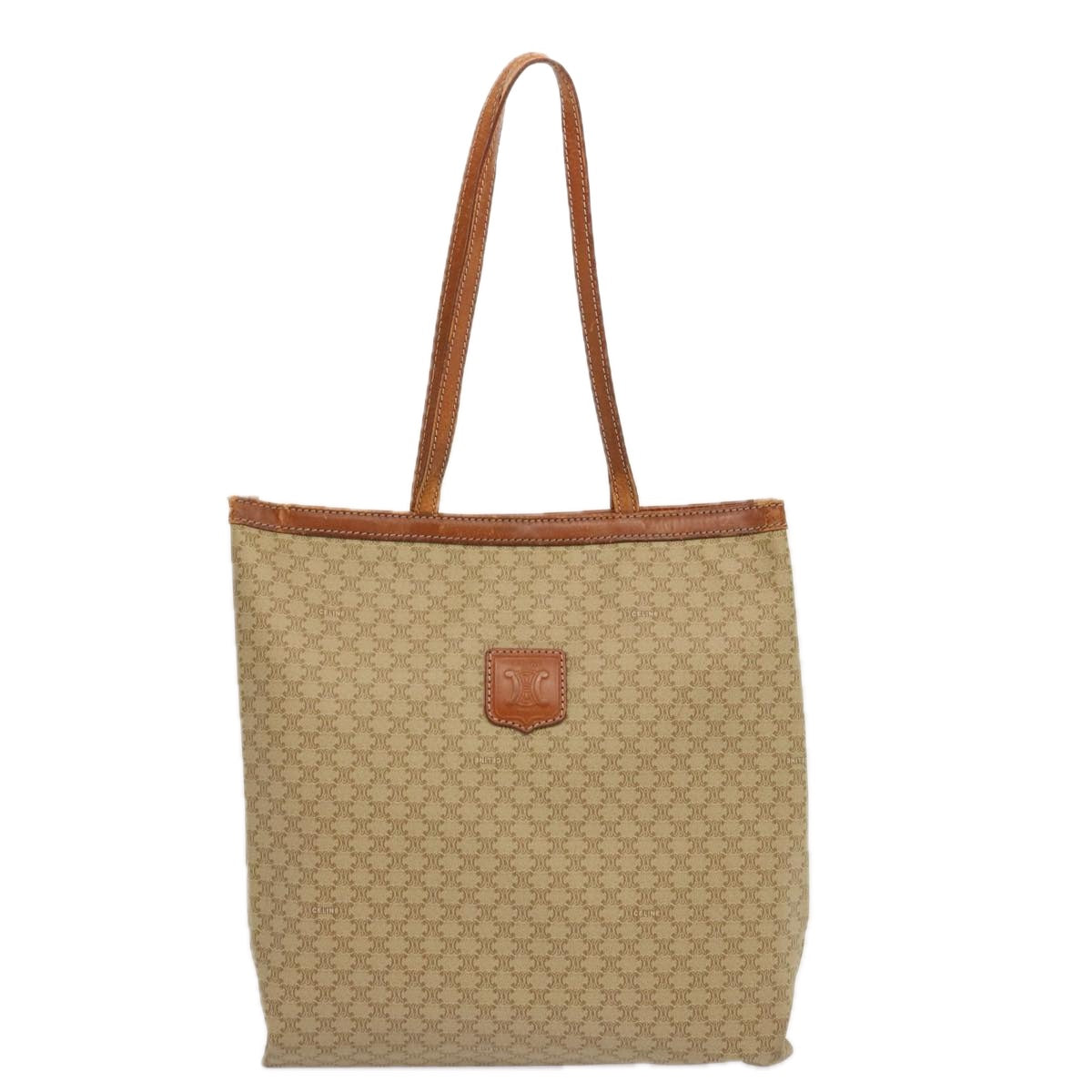 Luxury Macadam Tote Bag Pvc Set Canvas Brown