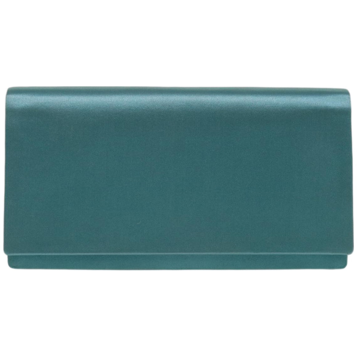 Prada Clutch Bag Light Auth Satin Blue