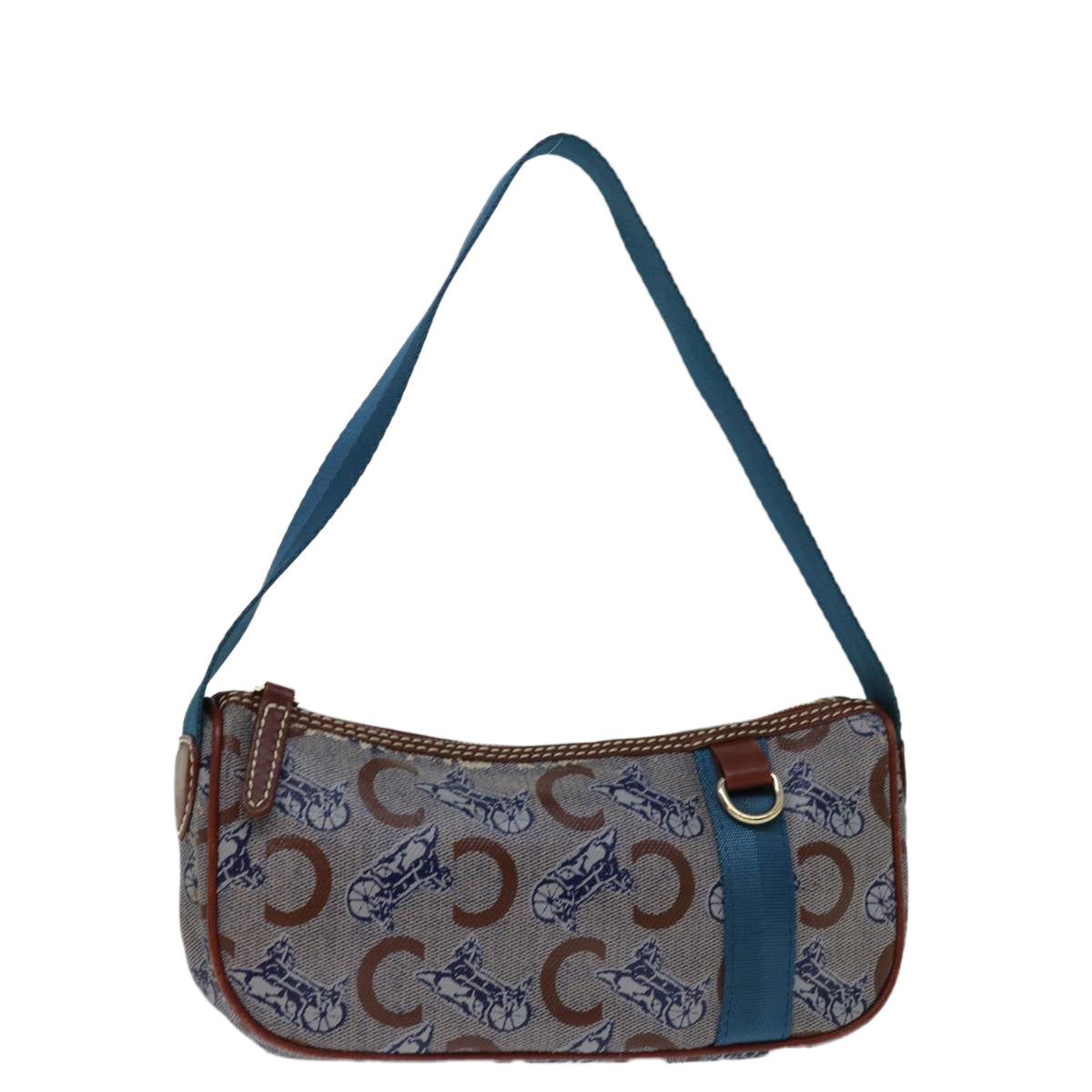 Luxury C Macadam Shoulder Bag Canvas Blue