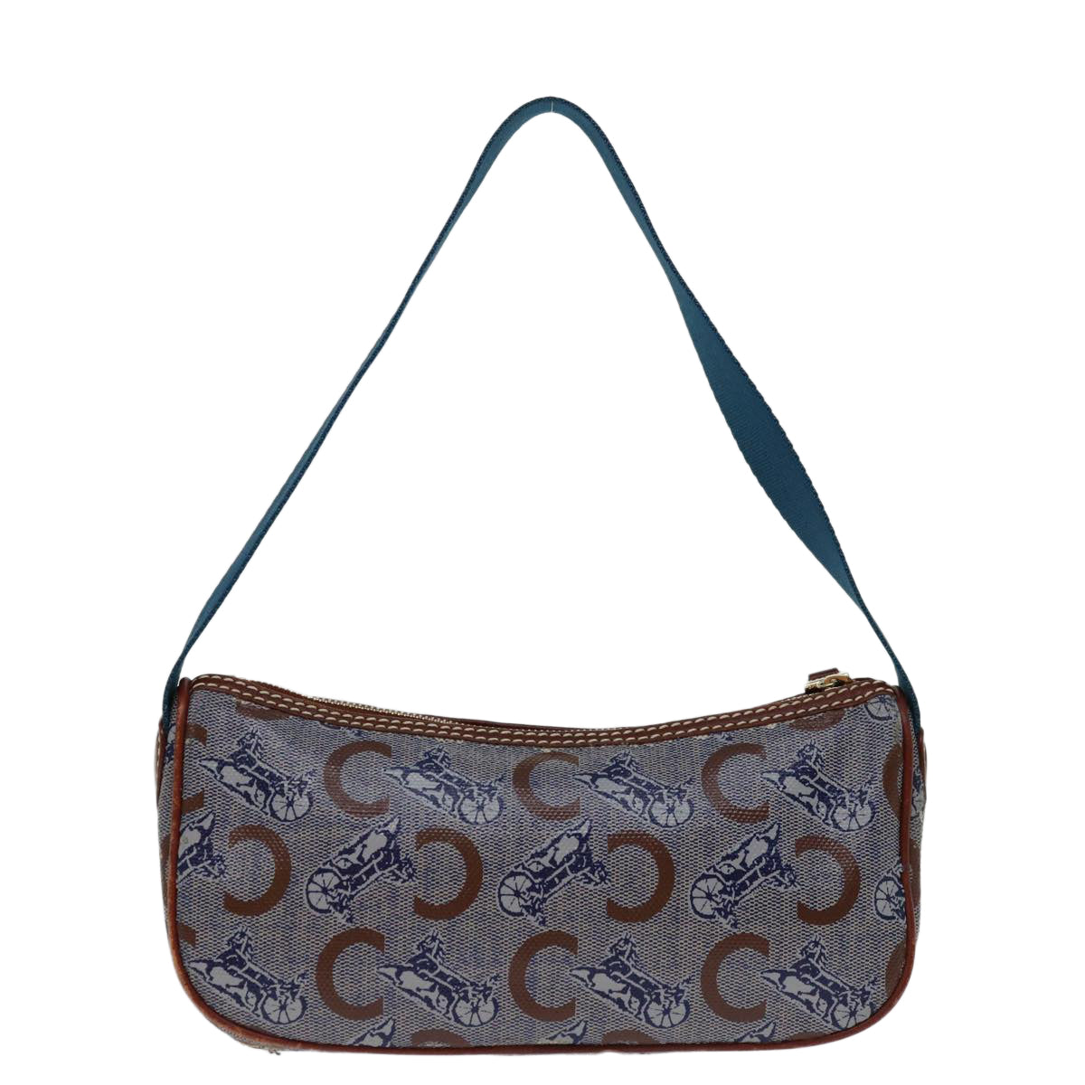 Luxury C Macadam Shoulder Bag Canvas Blue