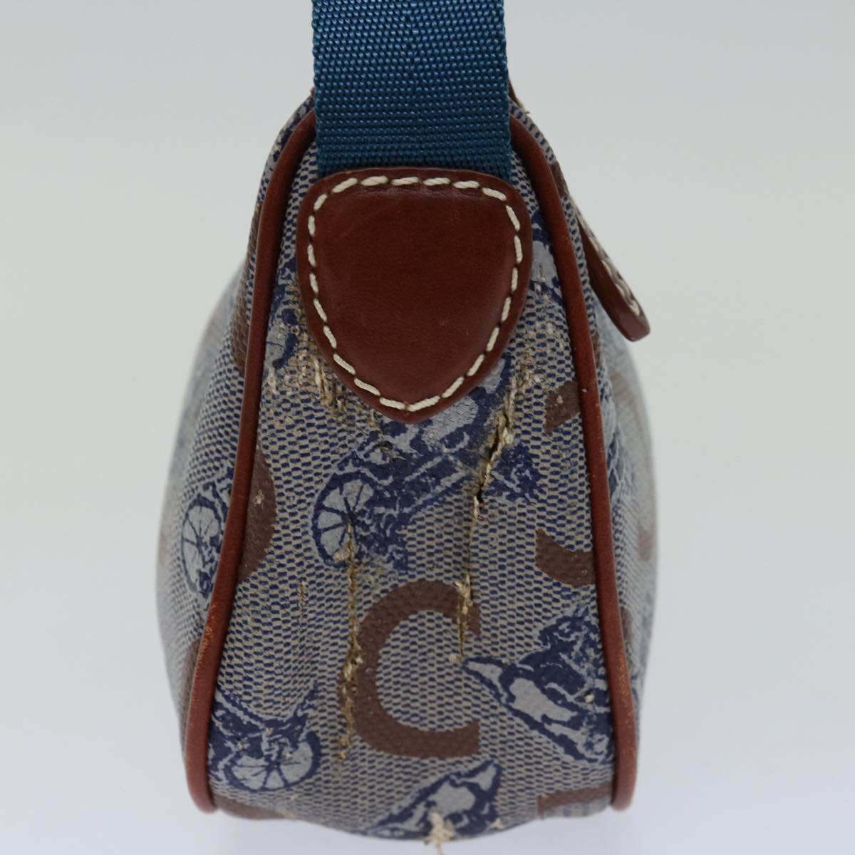 Luxury C Macadam Shoulder Bag Canvas Blue