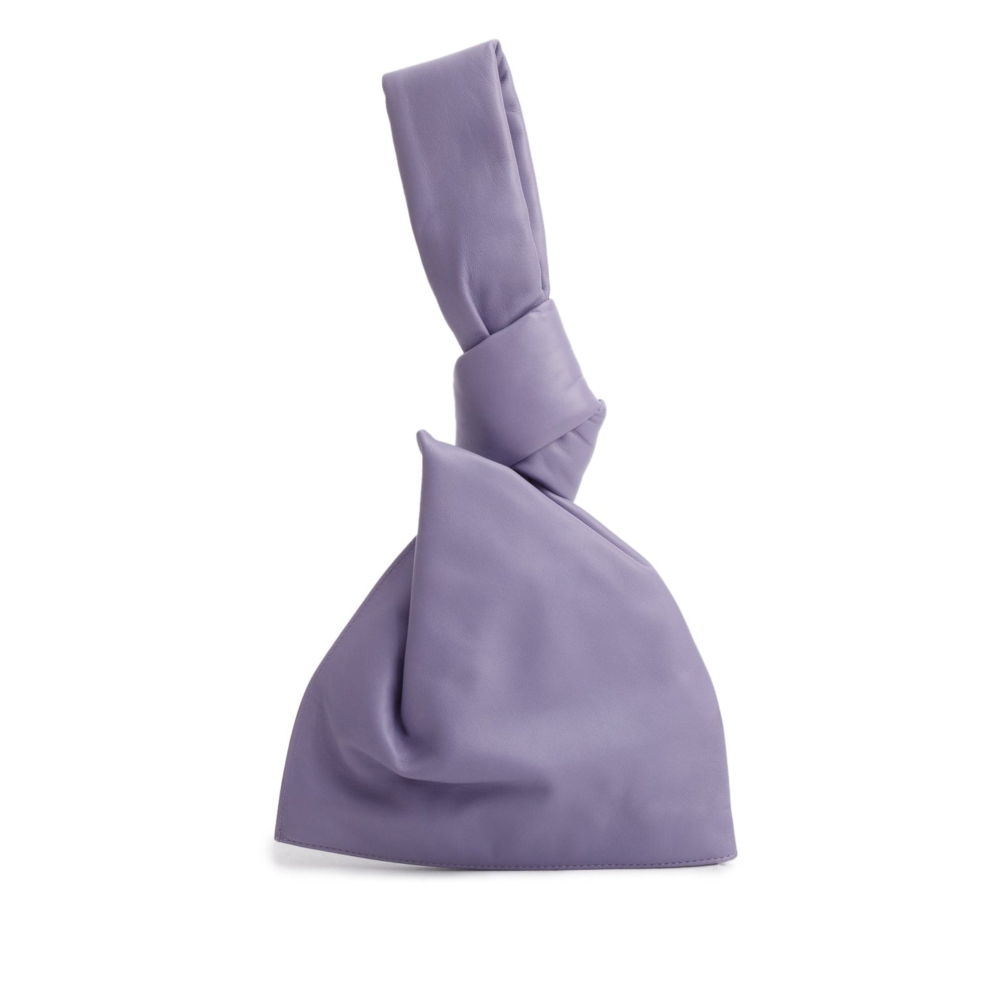 Bottega Veneta Purple Calfskin Bv Twist Travel Bag Mini