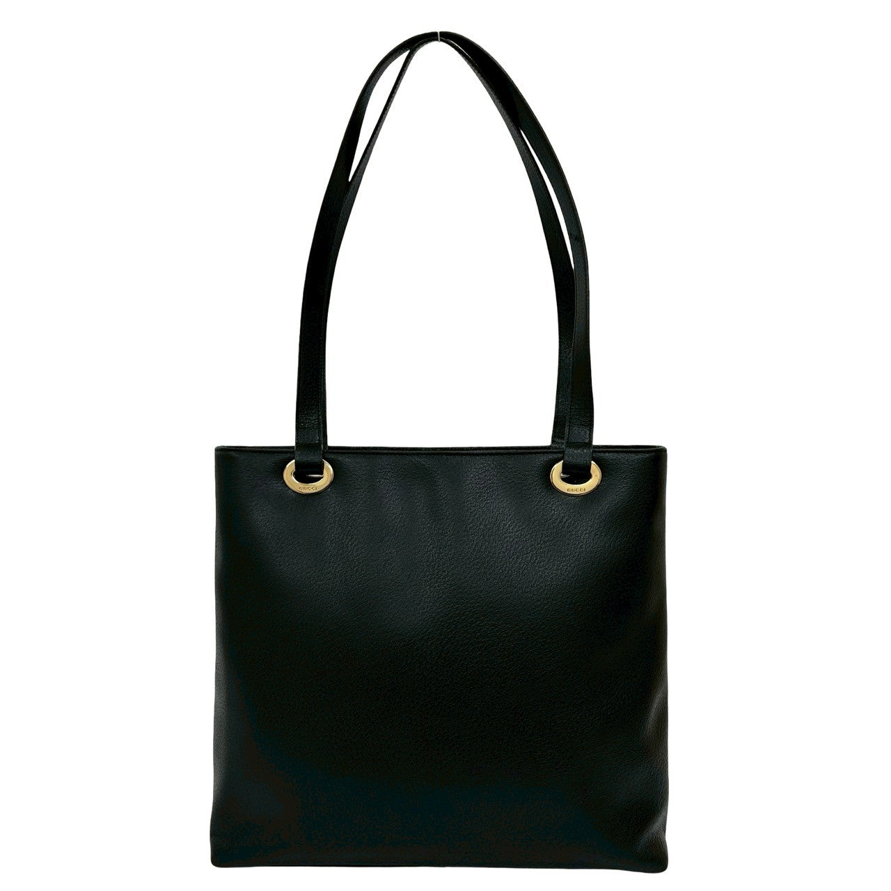 Gucci Leather Black Tote Bag 2