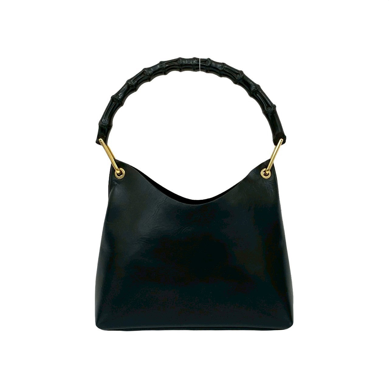 Gucci Bamboo Leather Black Handbag 5