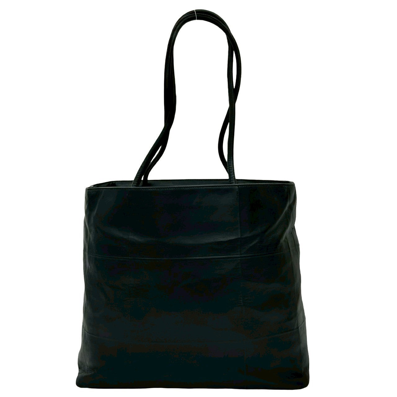 Tote Bag Leather Black Leather Black