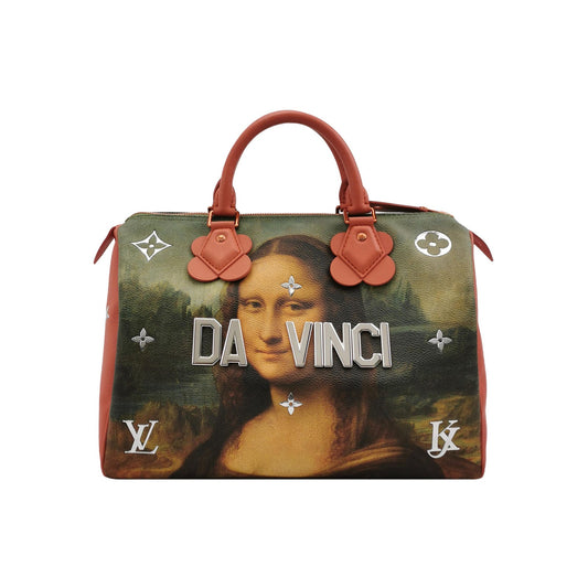 Louis Vuitton x Jeff Koons Speedy 30 Monalisa Handbag Bag 1