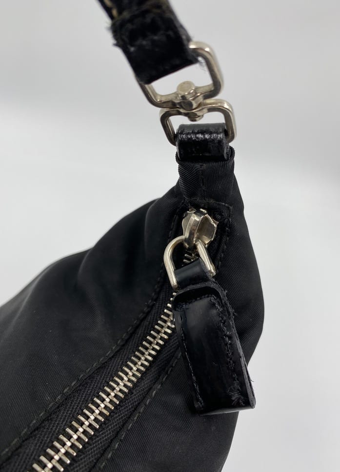 Prada Hobo Nylon Mini Shoulder Bag