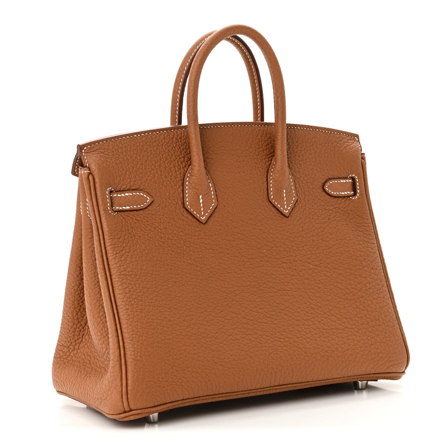 Hermes Togo Birkin Handbag Gold Travel Bag 25 Gold 1740320