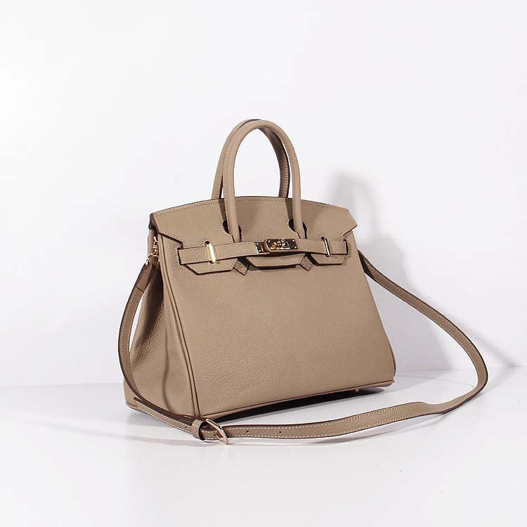 Hermes Luxury Cm Birkin Bag Togo With Strap Leather Gold Travel Bag