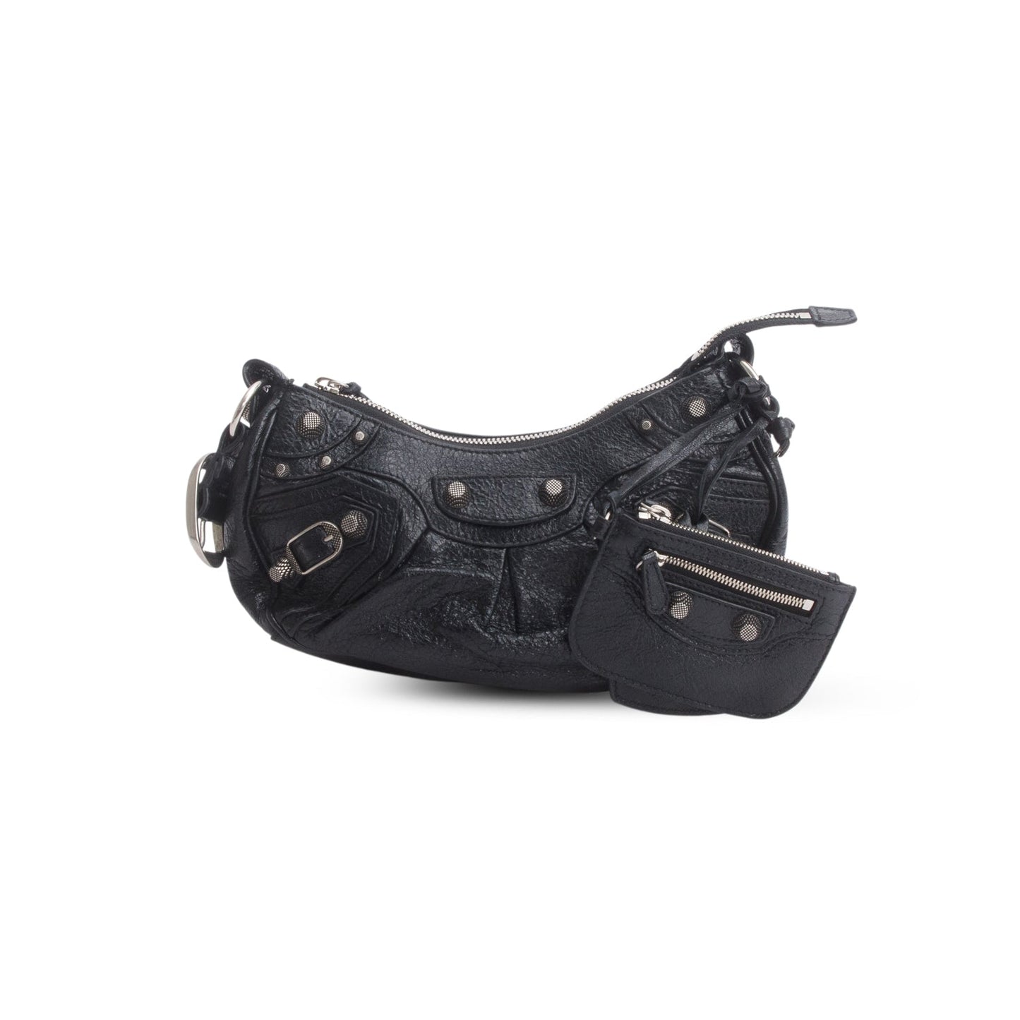 Balenciaga Arena Calfskin Le Cagole Xs Shoulder Bag Leather Black