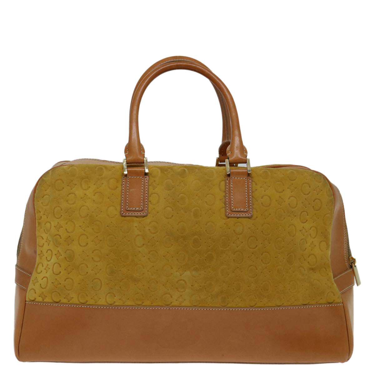 Luxury C Macadam Hand Bag Yellow Canvas Travel Bag