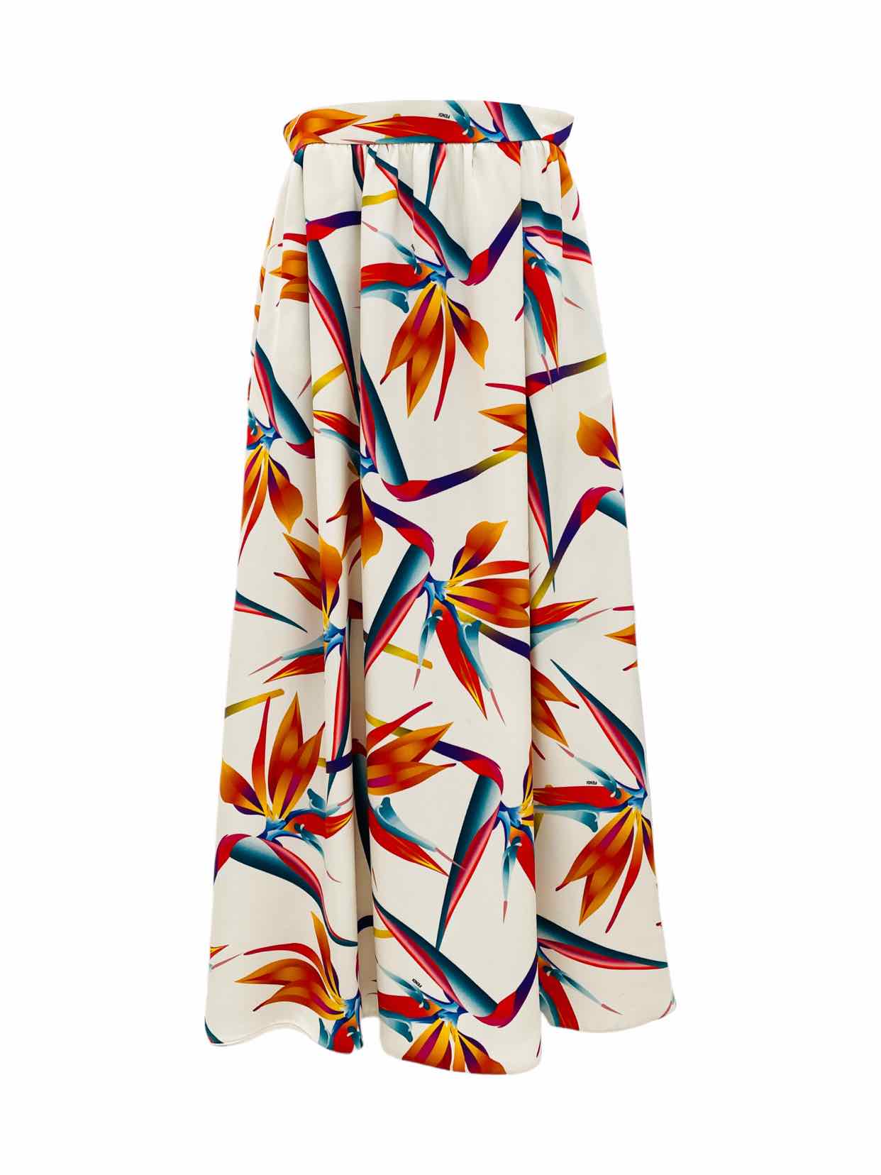 Fendi Printed White Multicolor Handbag